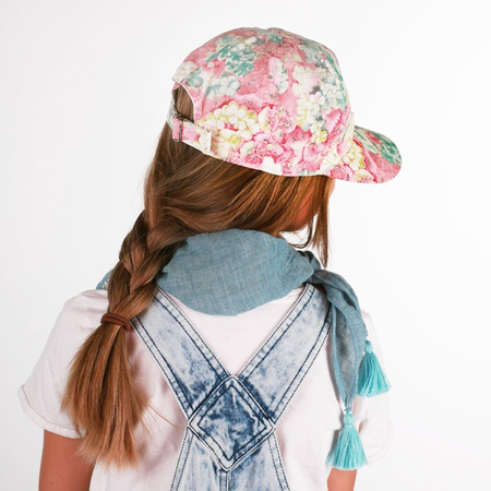 
                    Pupill Fantasy czapka z daszkiem dla dziewczynki na lato kwiatki
                