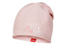 
                    BROEL Basic 90 czapka dla dziewczynki beanie pudrowy róż melanż
                
