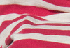 BROEL Maus chustka apaszka pod szyję w paski beż-czerwień