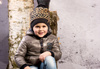 
                    JAMIKS Tibo czapka na zimę dla chłopca brązowa
                